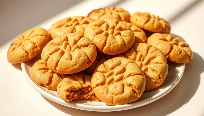 4 ingredient peanut butter cookies