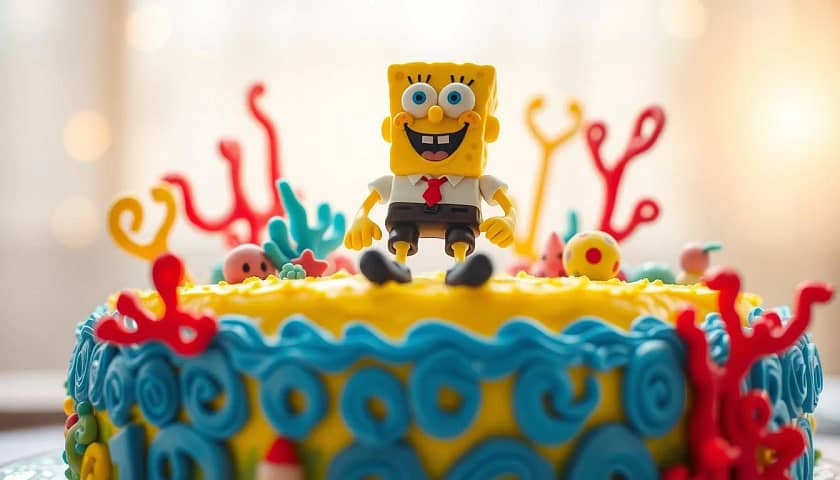 spongebob cake