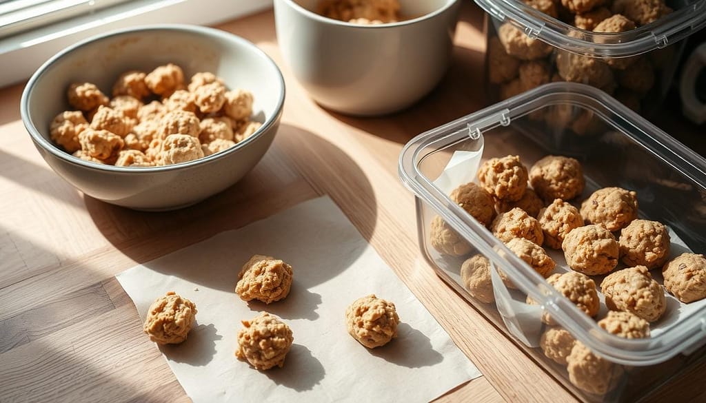 Freezing Oatmeal Cookie Dough