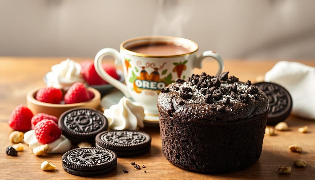oreo mug cake add-ins