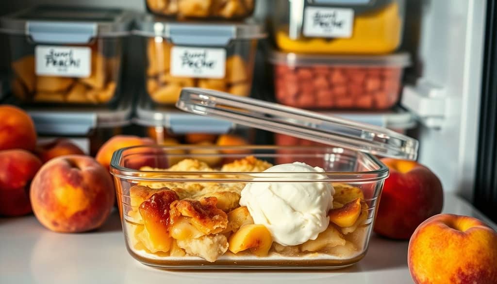 Peach Cobbler Storage Tips