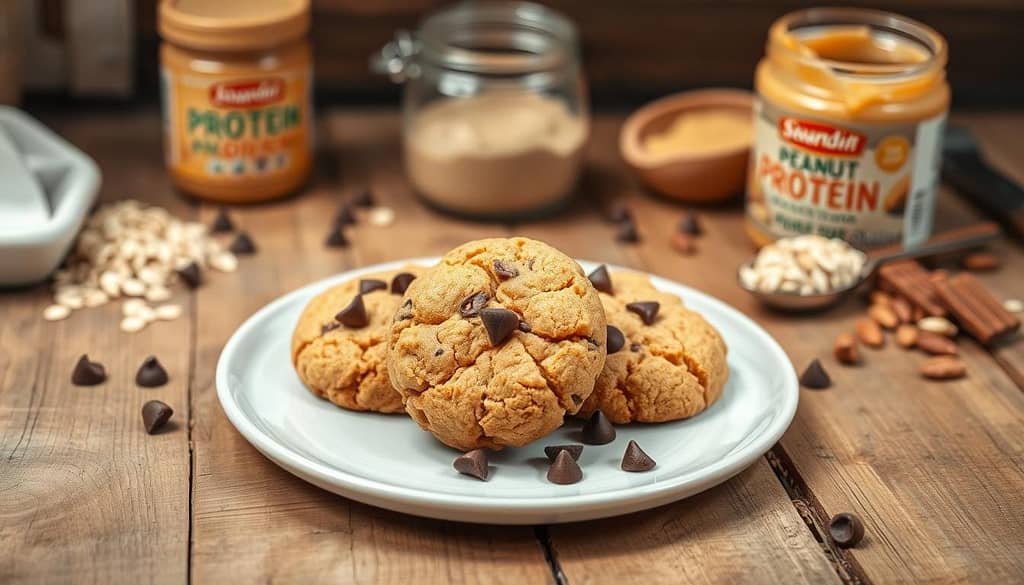 Peanut Butter Protein Cookies