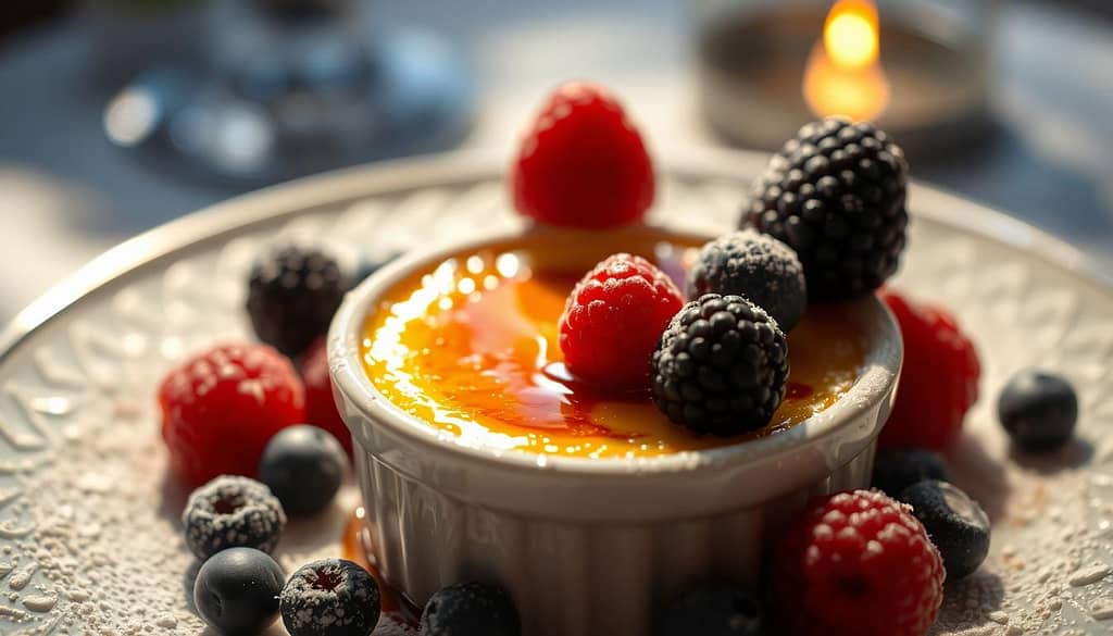 Classic French Crème Brûlée Dessert