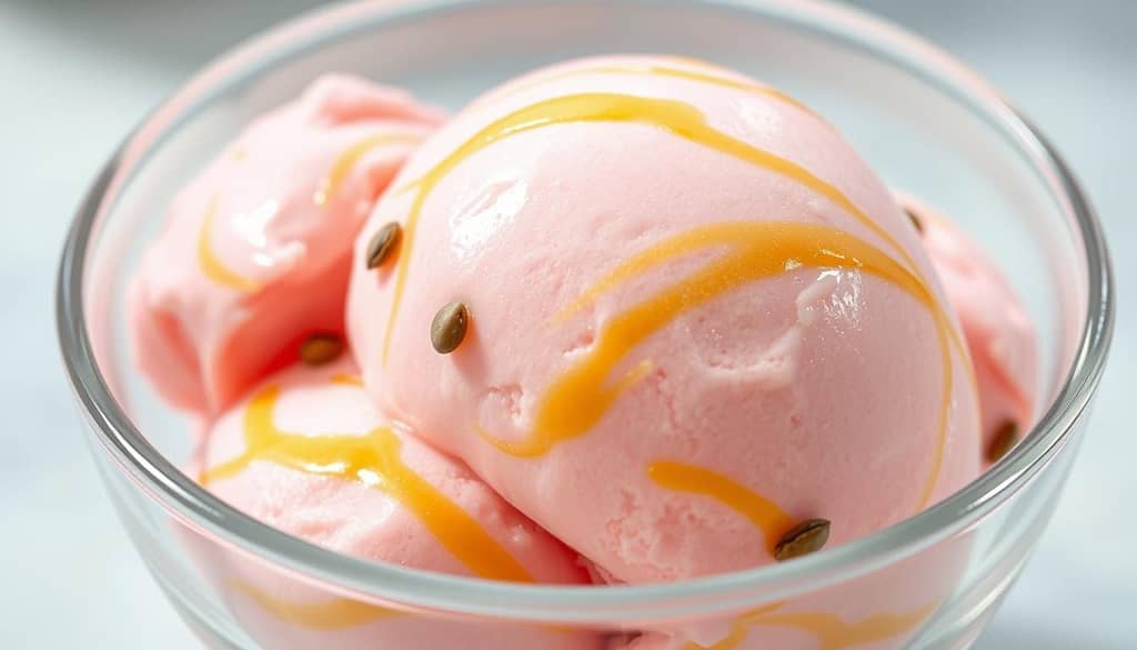 passionfruit ice-cream