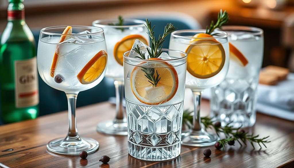 gin tonic drink recipes
