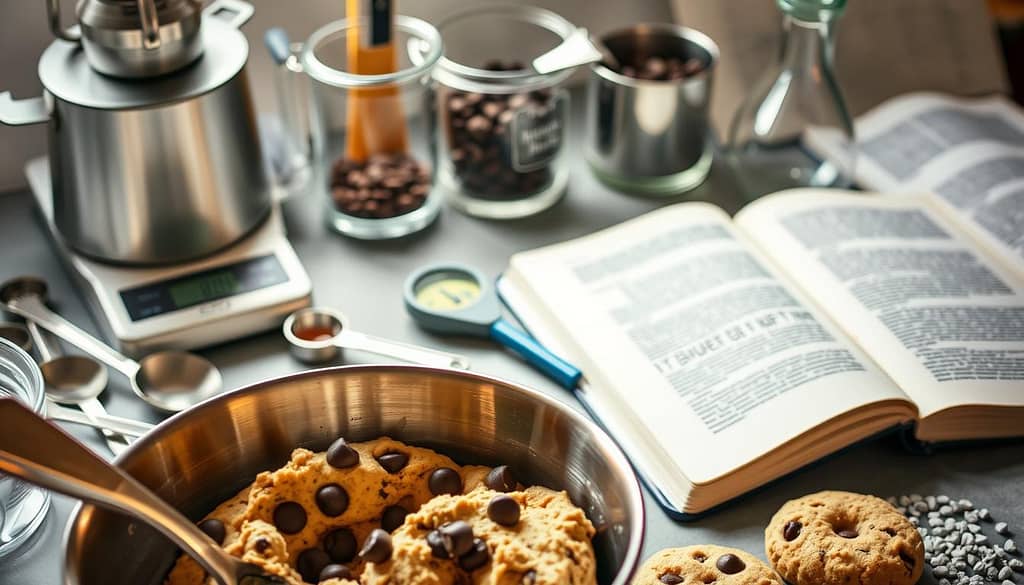 science of small batch chocolate chip cookie baking