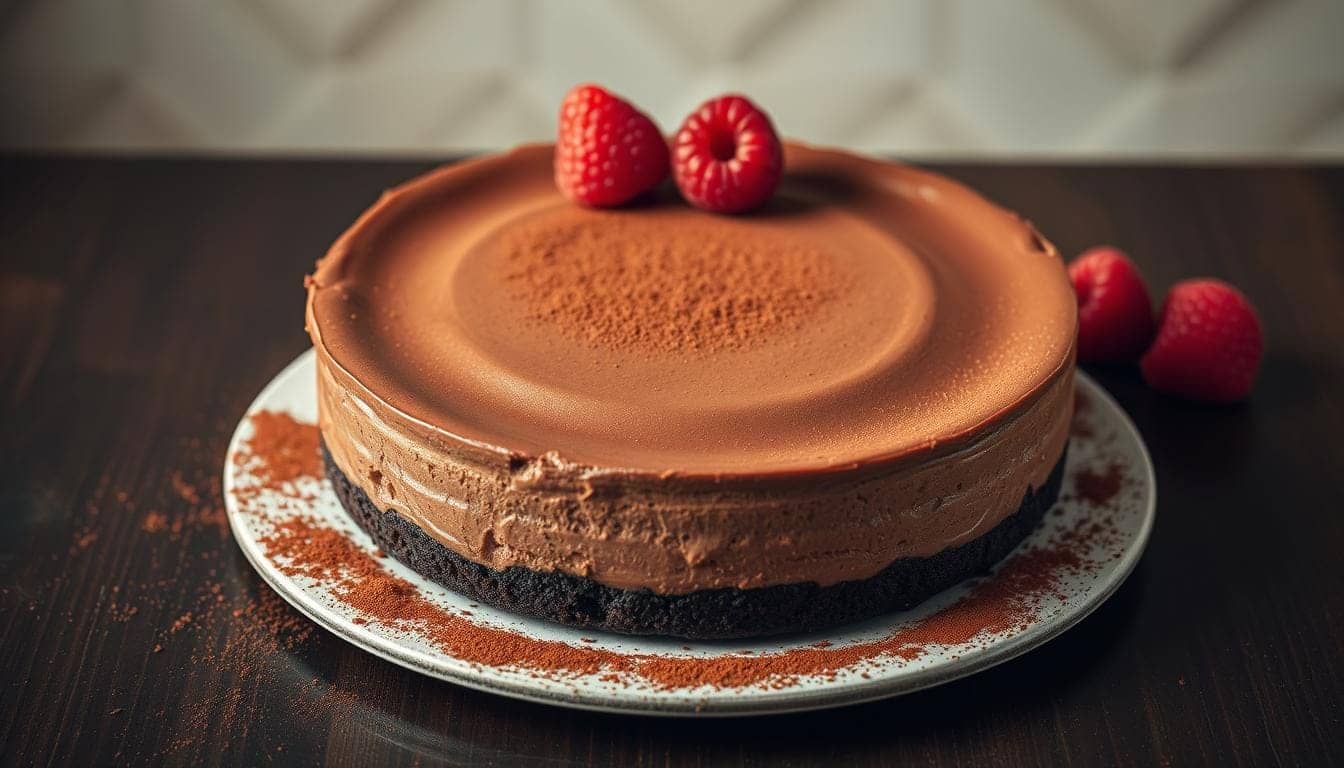 Chocolate cheesecake