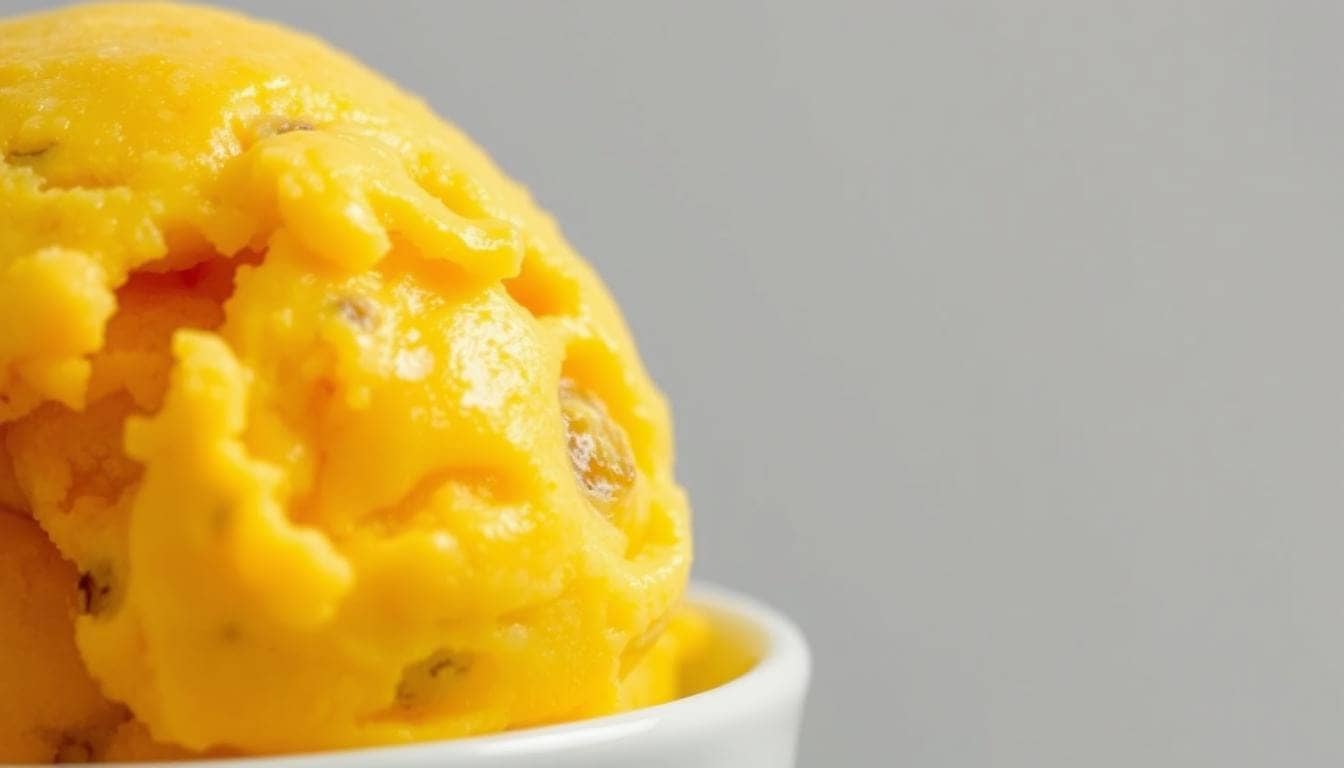 passionfruit ice-cream