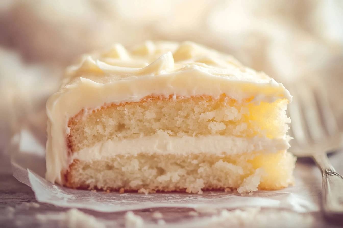 Cake with Creamy Frosting