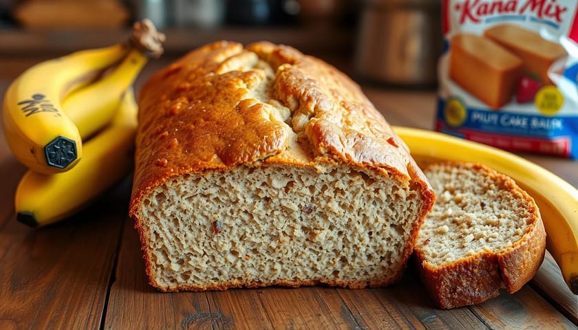 Banana Bread Recipe with Cake Mix