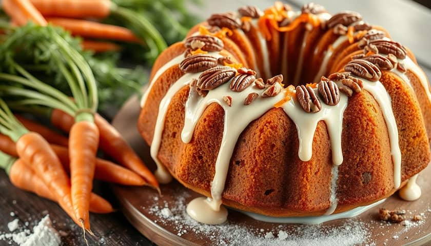 Homemade Carrot Bundt Cake