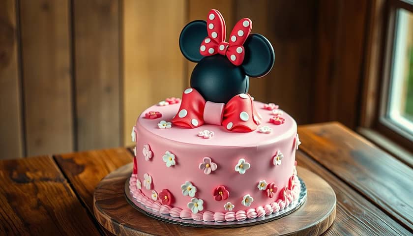 minnie mouse cake