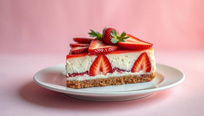 strawberry cheesecake cake