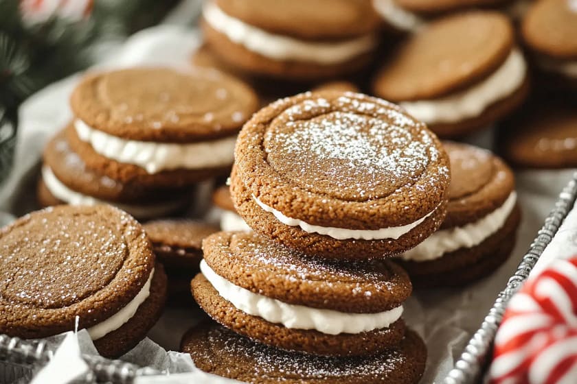 Gingerbread Sandwich Cookies