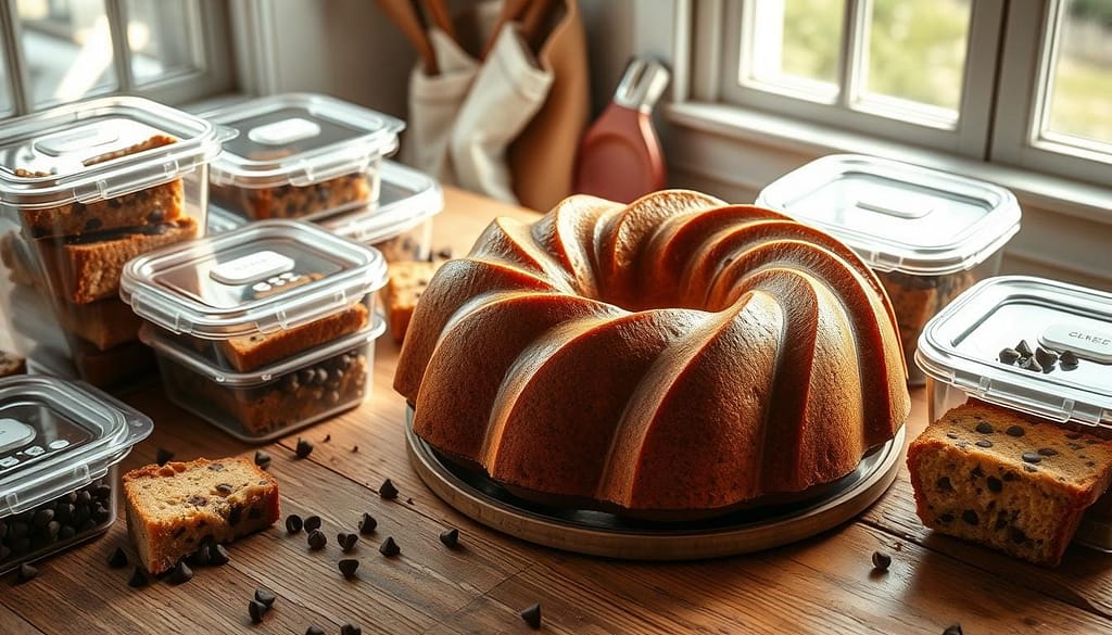 Homemade Chocolate Chip Bundt Cake Storage Homemade Chocolate Chip Bundt Cake Storage