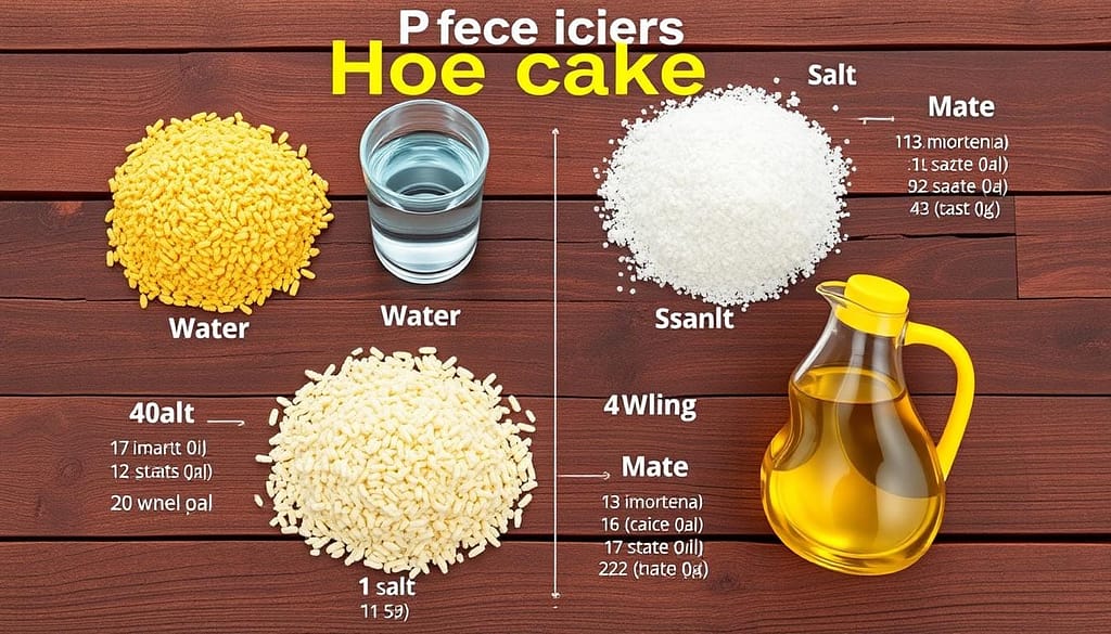 Nutritional breakdown of hoe cake ingredients Nutritional breakdown of hoe cake ingredients