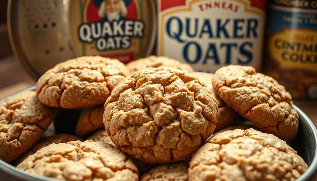Vintage Quaker Oats Oatmeal Cookies