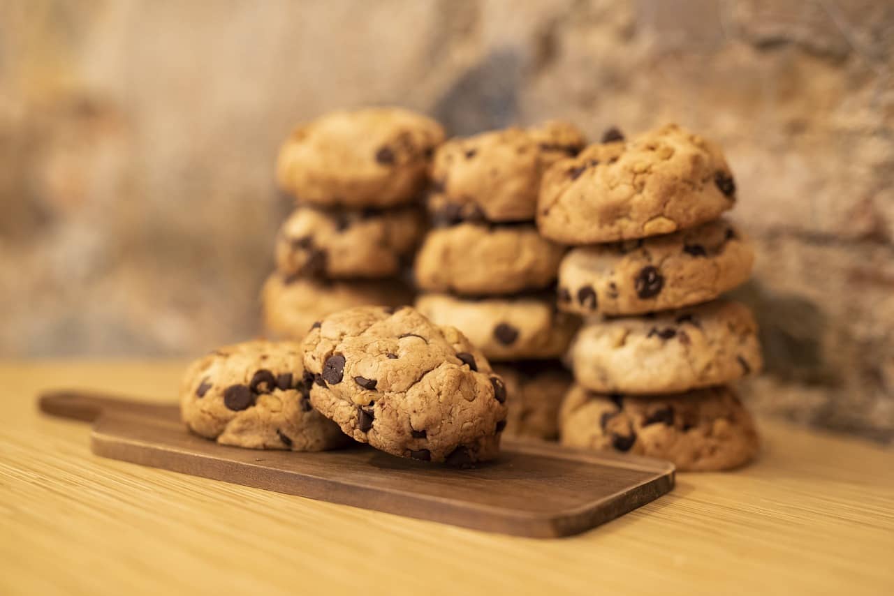 eggless chocolate chip cookies