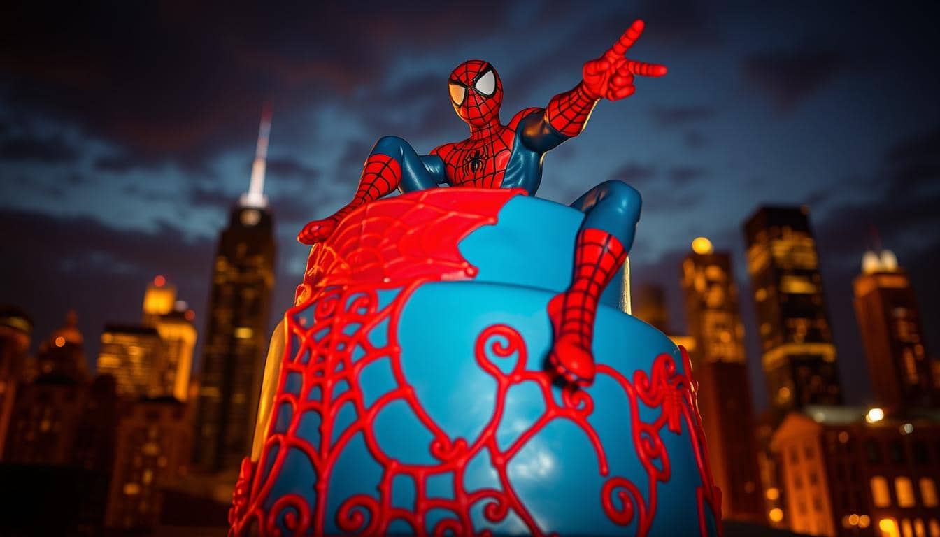 spiderman cake