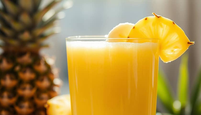 Pineapple and Banana Smoothie