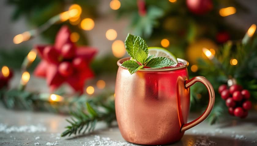 Holiday Mule Mocktail