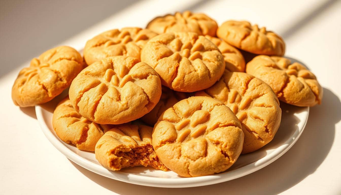 4 ingredient peanut butter cookies